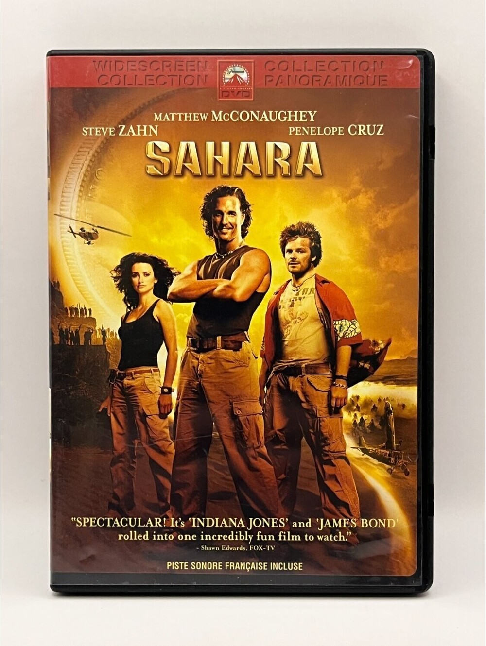 Sahara DVD Widescreen Matthew McConaughey 2005 Action & Region 1 Breck Eisner